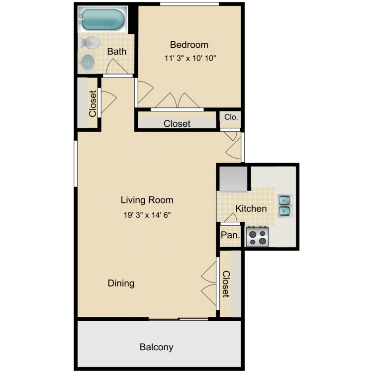 Floor plan image of The Linden