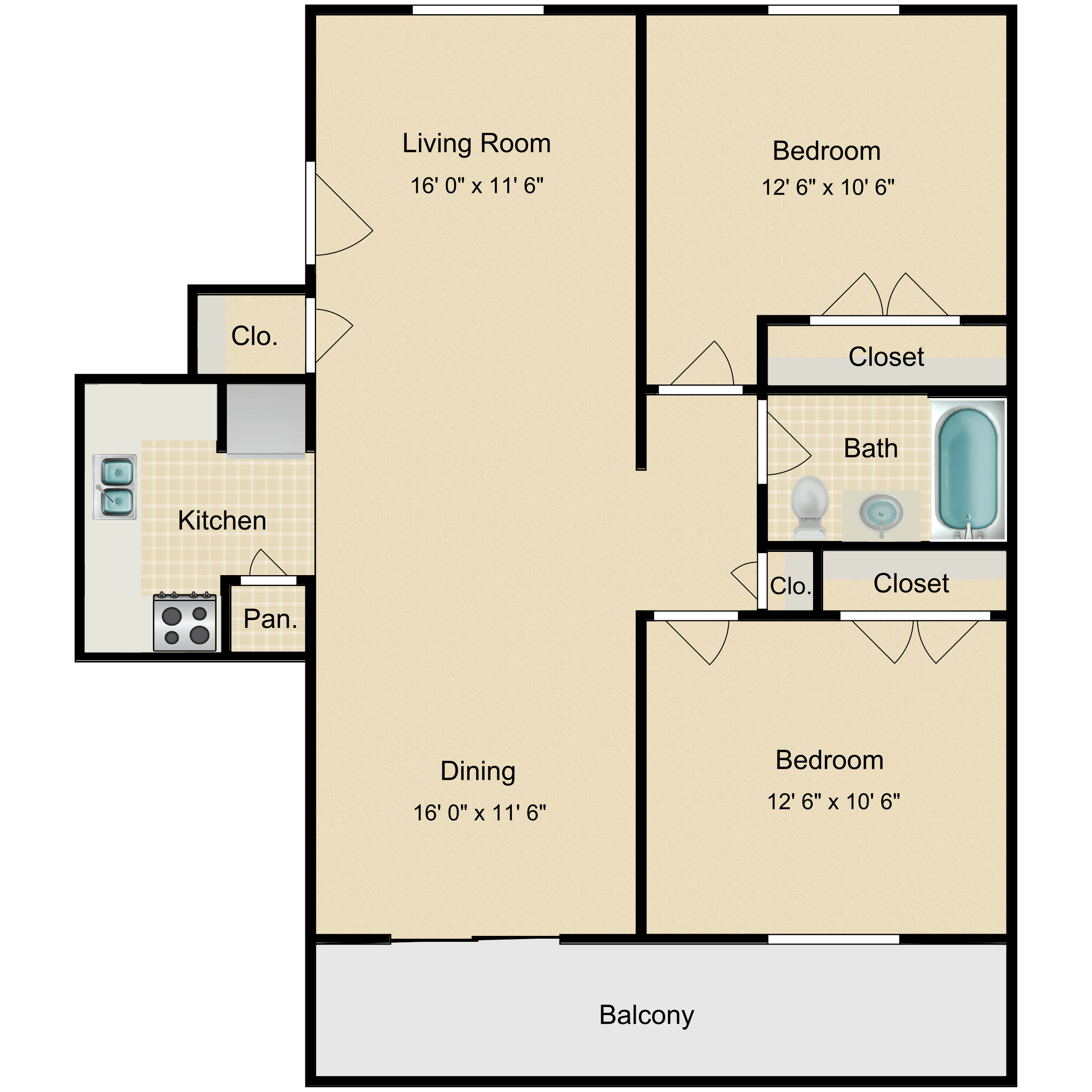 Floor plan image of The Magnolia