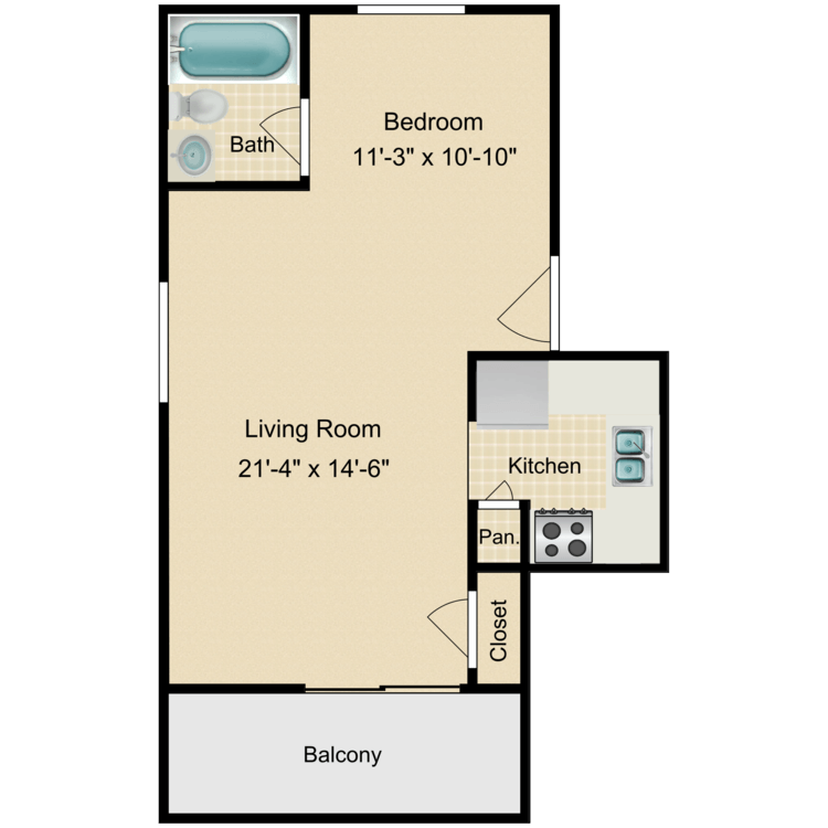 Floor plan image of The Spruce