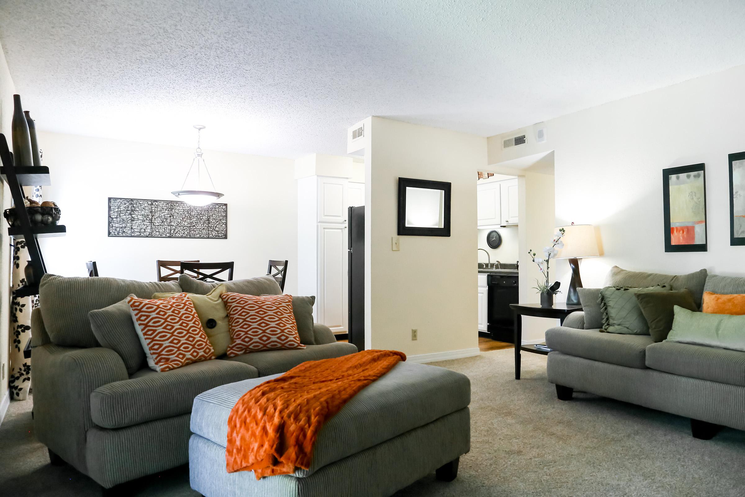 Cozy Living Room at Brendon Park Apartments