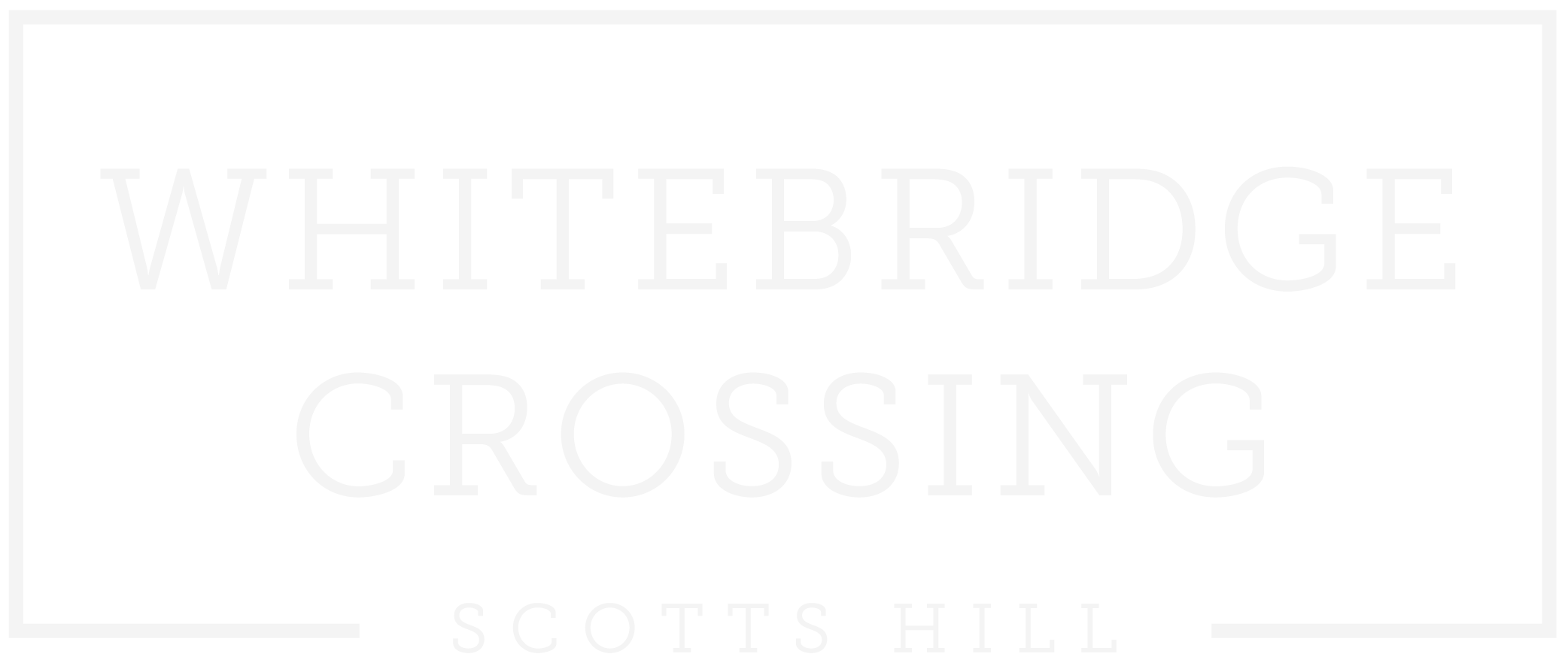 Whitebridge Crossing ebrochure logo