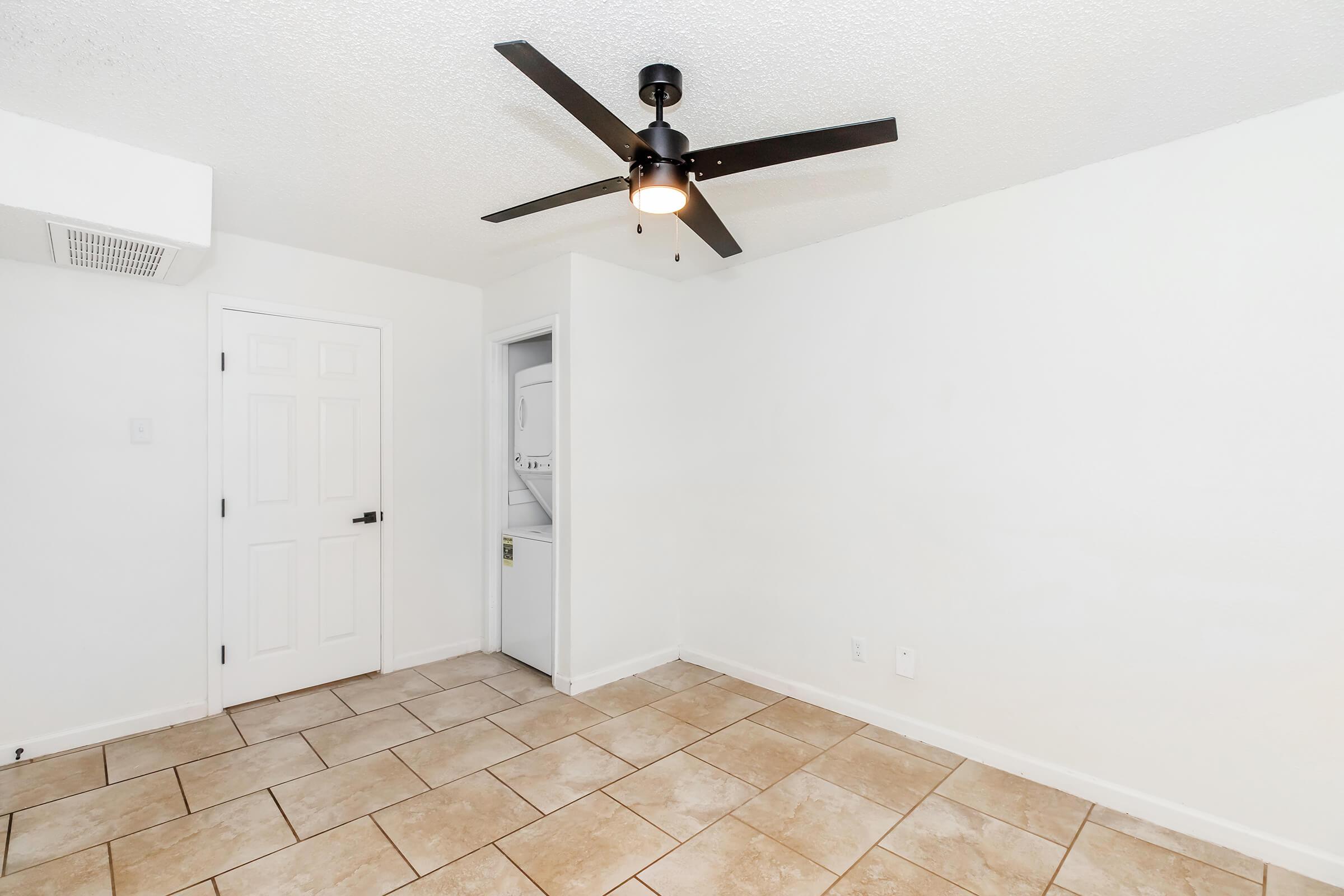 a clock in the middle of a room