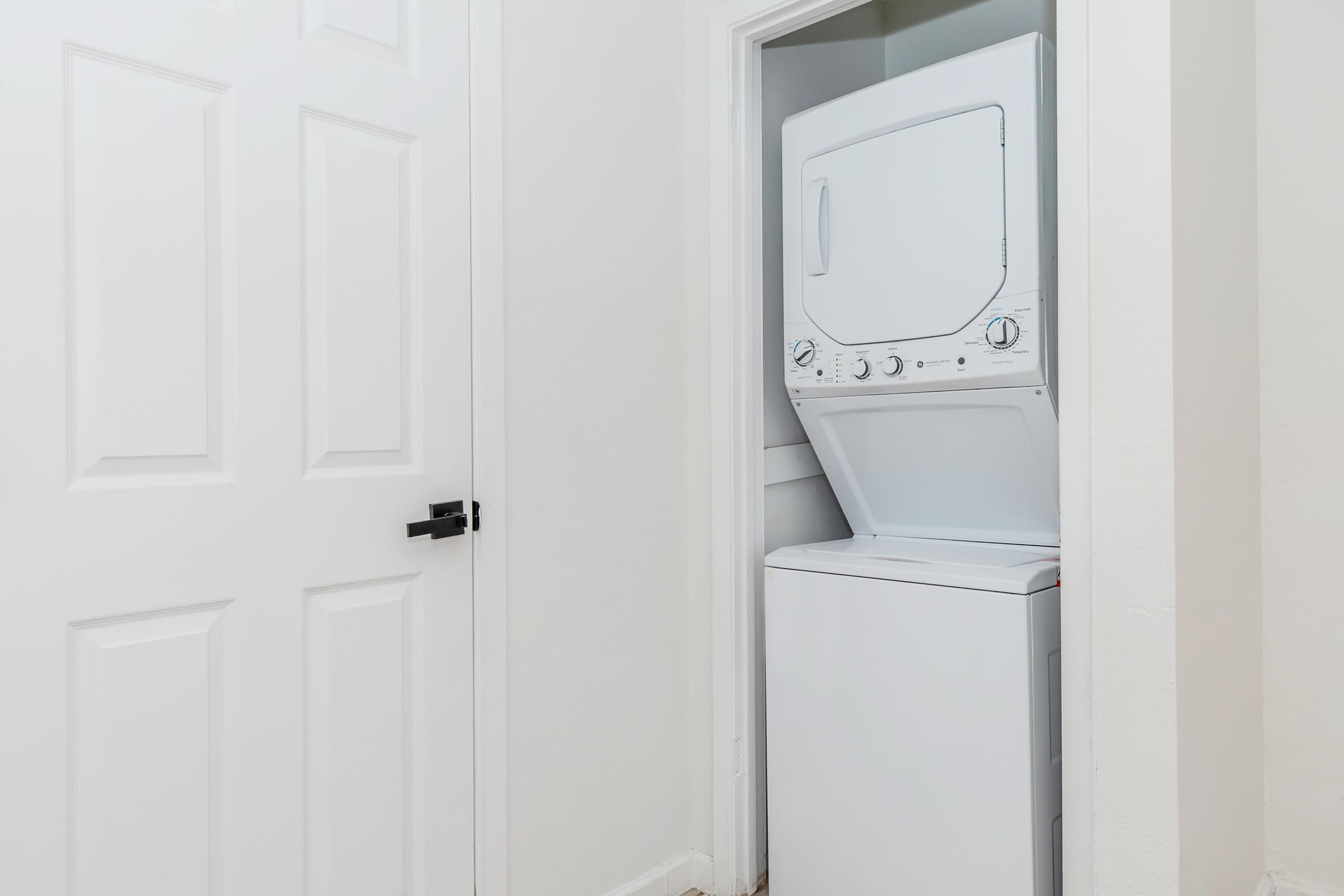 a refrigerator with the door open