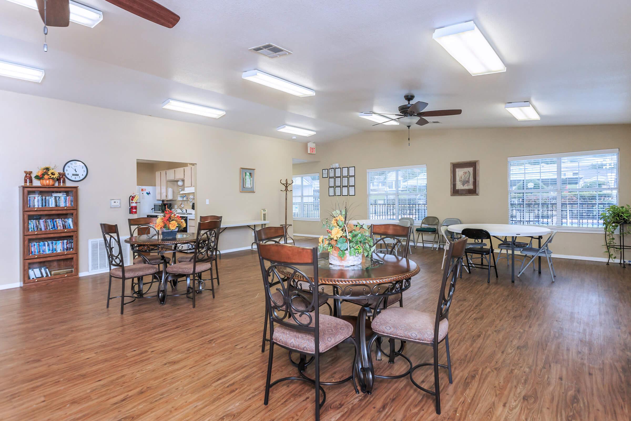 a dining room table