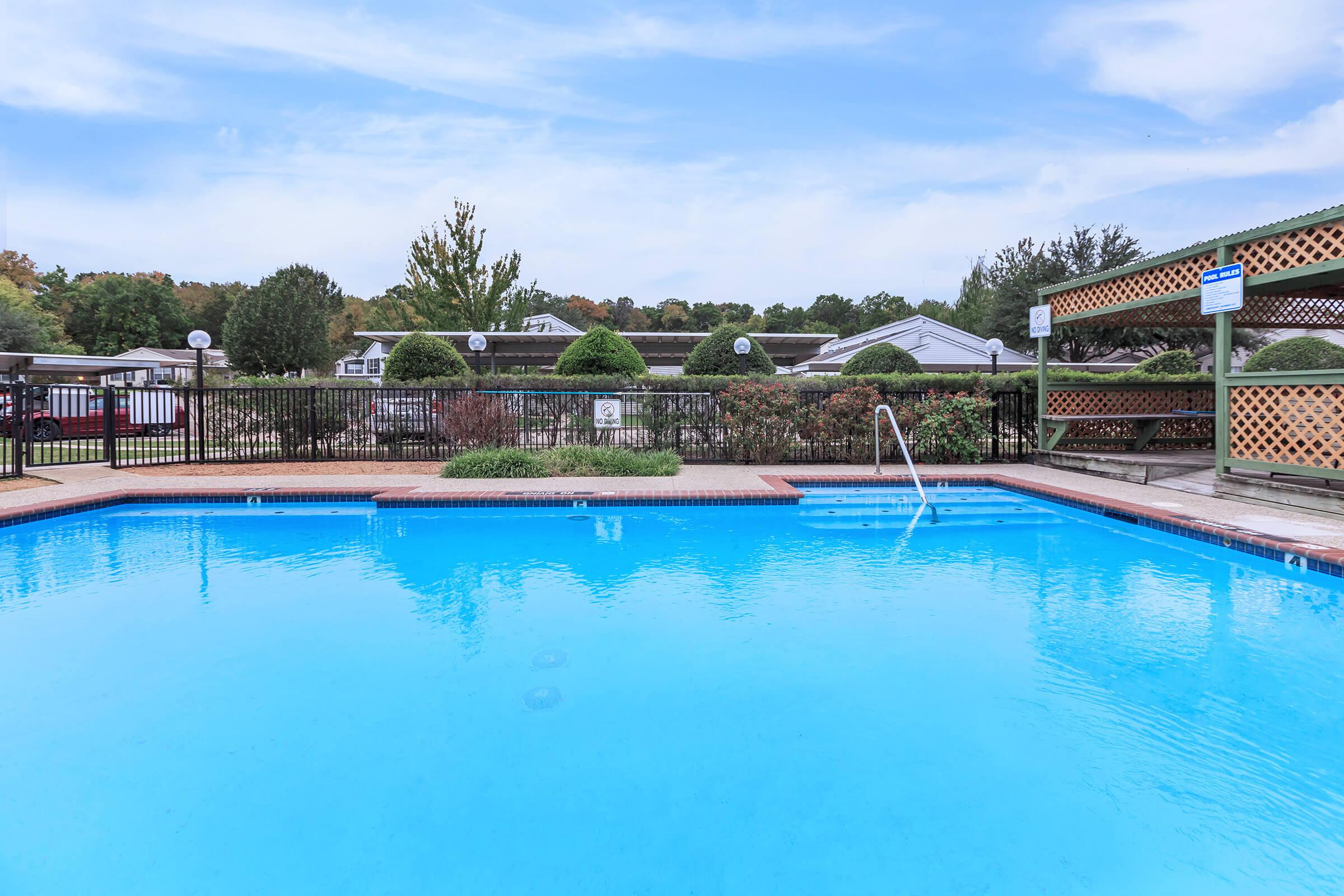 a large pool of water