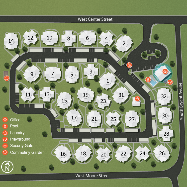 If you have a question regarding the relative location of an apartment home, please give us a call.