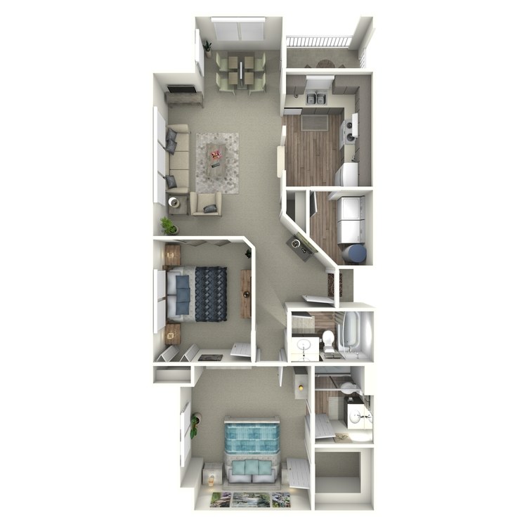 Floor plan image of Columbine