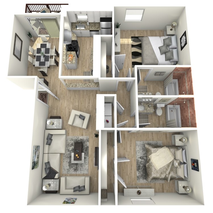 Floor plan image of B2
