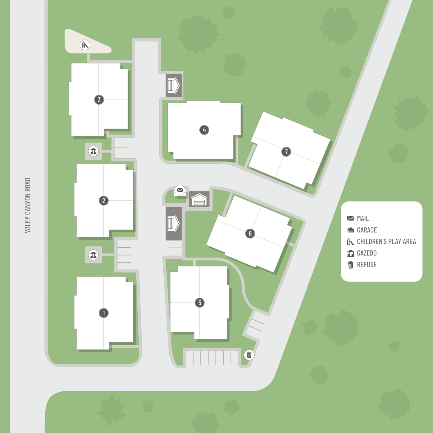 Located on Wiley Canyon Road between Orchard Village Road and Interstate 5