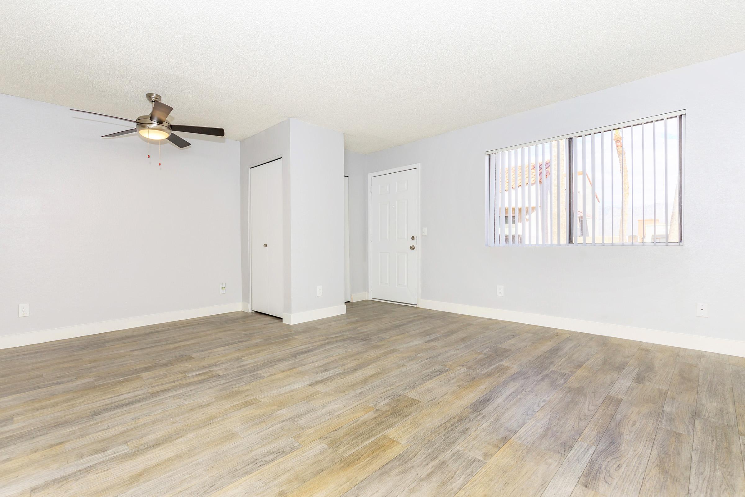 a room with a wooden floor