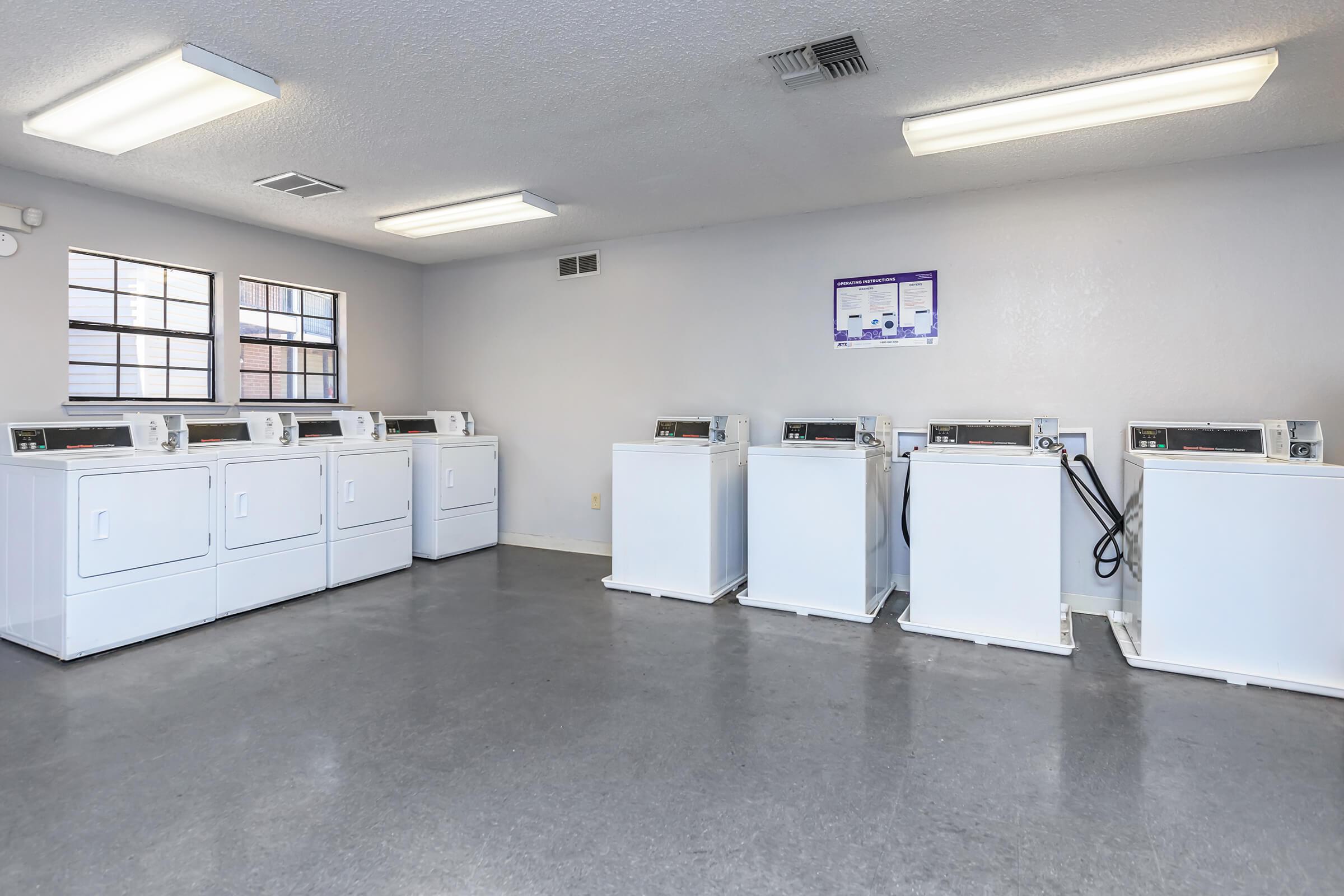 ON-SITE LAUNDRY FACILITY