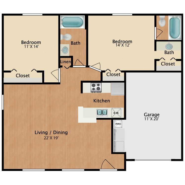 Floor plan image of The Bismarck