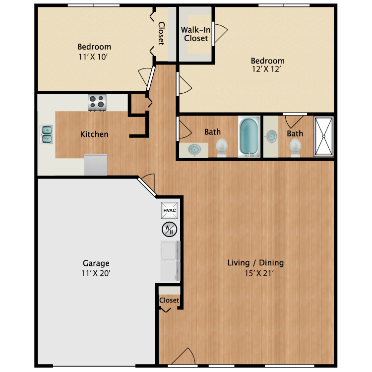 Floor plan image of The Canary