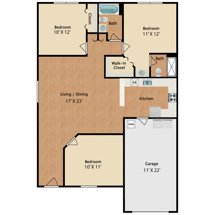 Floor plan image of The Robellini