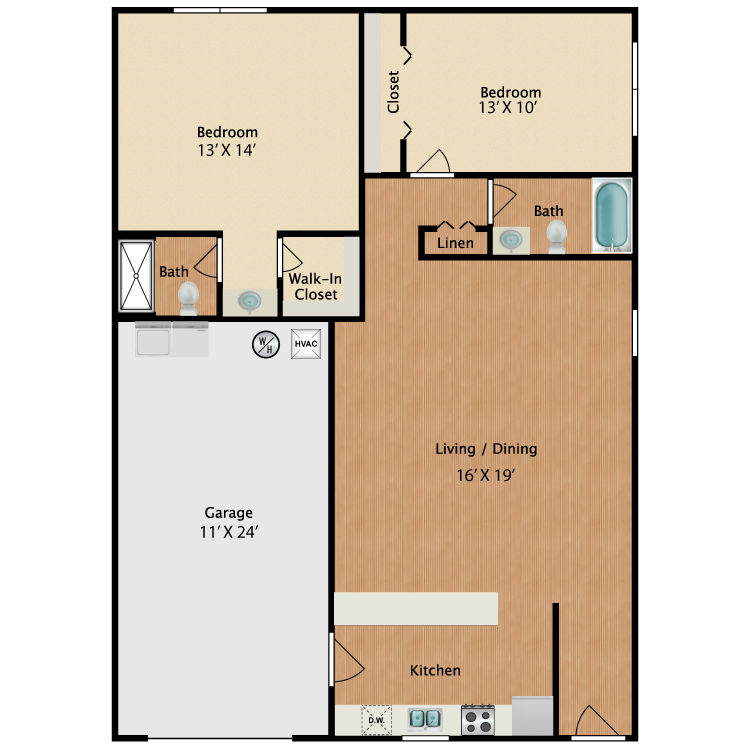 Floor plan image of The Senegal