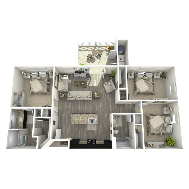 Floor plan image of C1