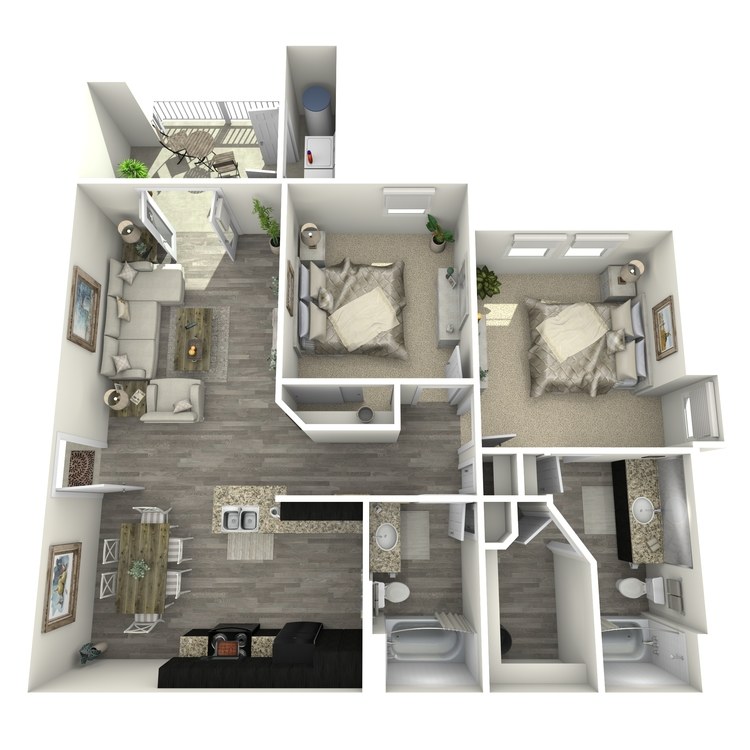 Floor plan image of B2-E
