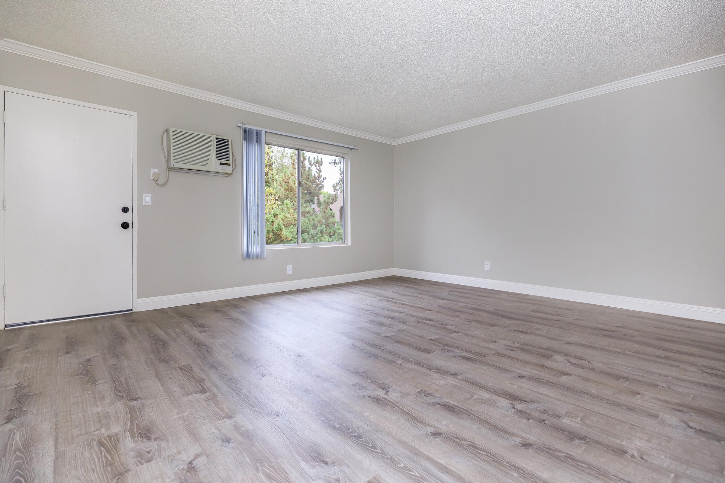 Living room with wooden floors