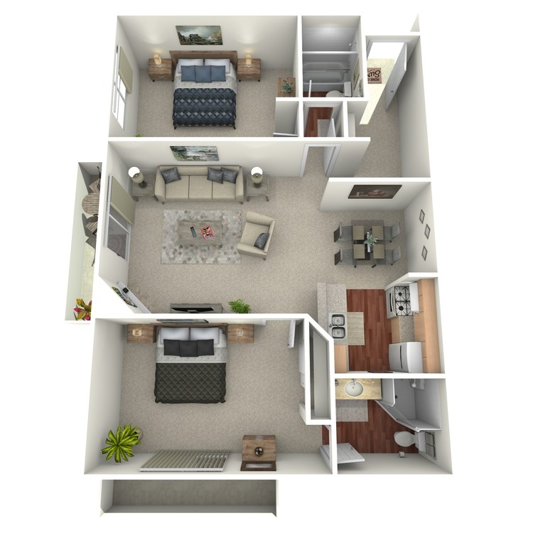 Floor plan image of Unit E