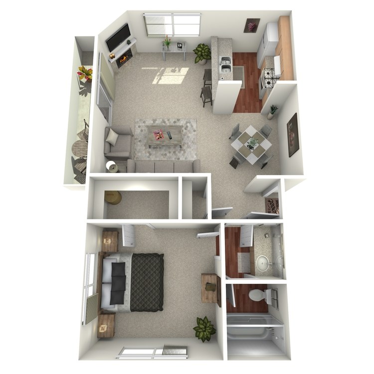 Floor plan image of Unit B