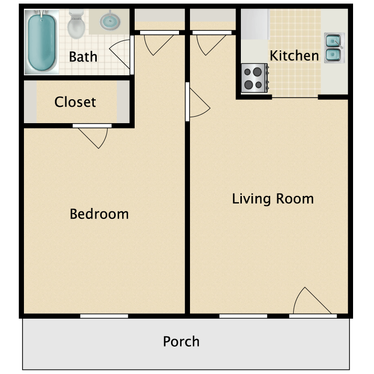 A floor plan image