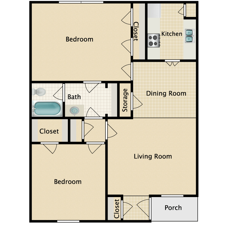 H floor plan image