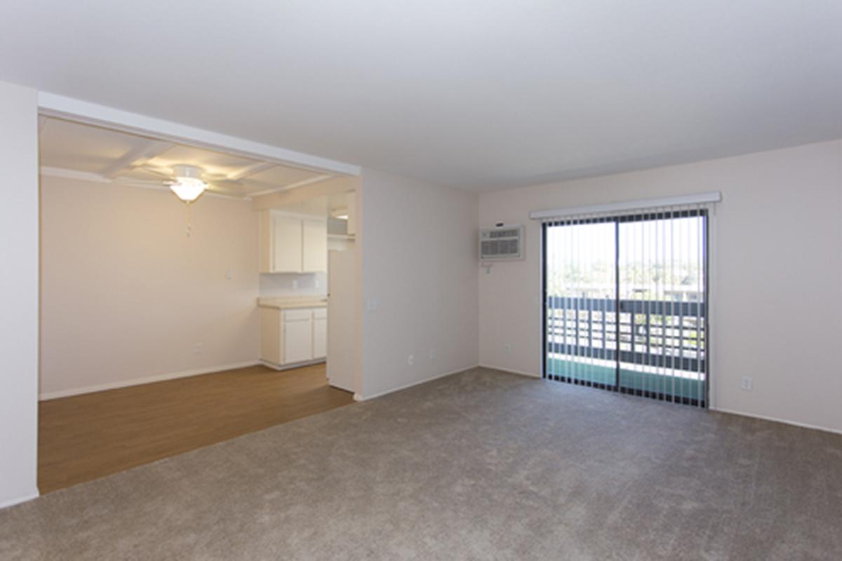 a room with a wood floor