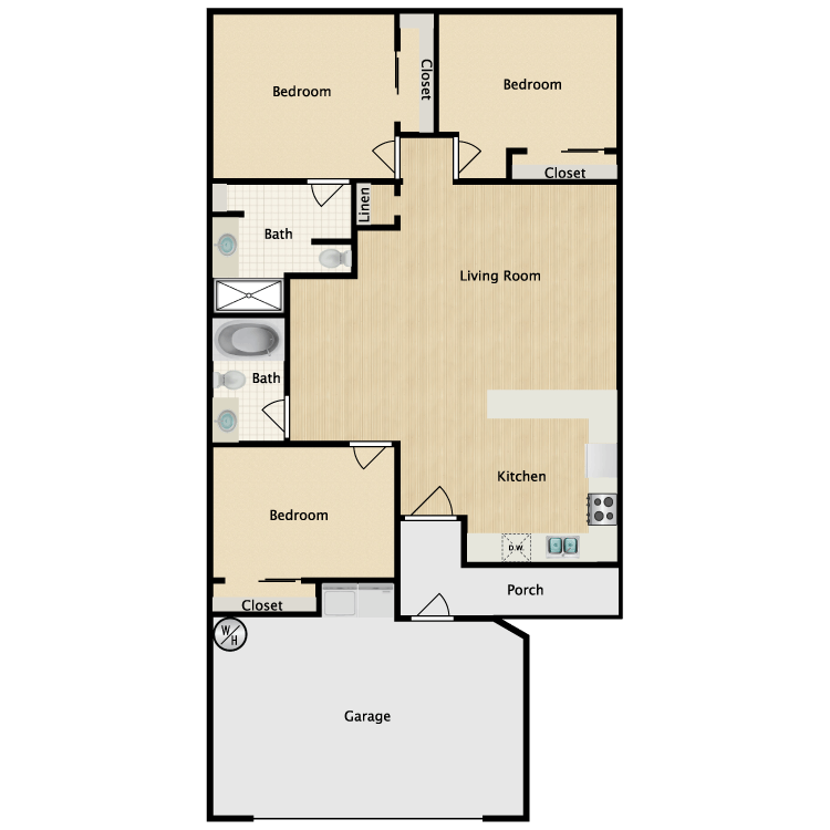 Floor plan image of Plan B
