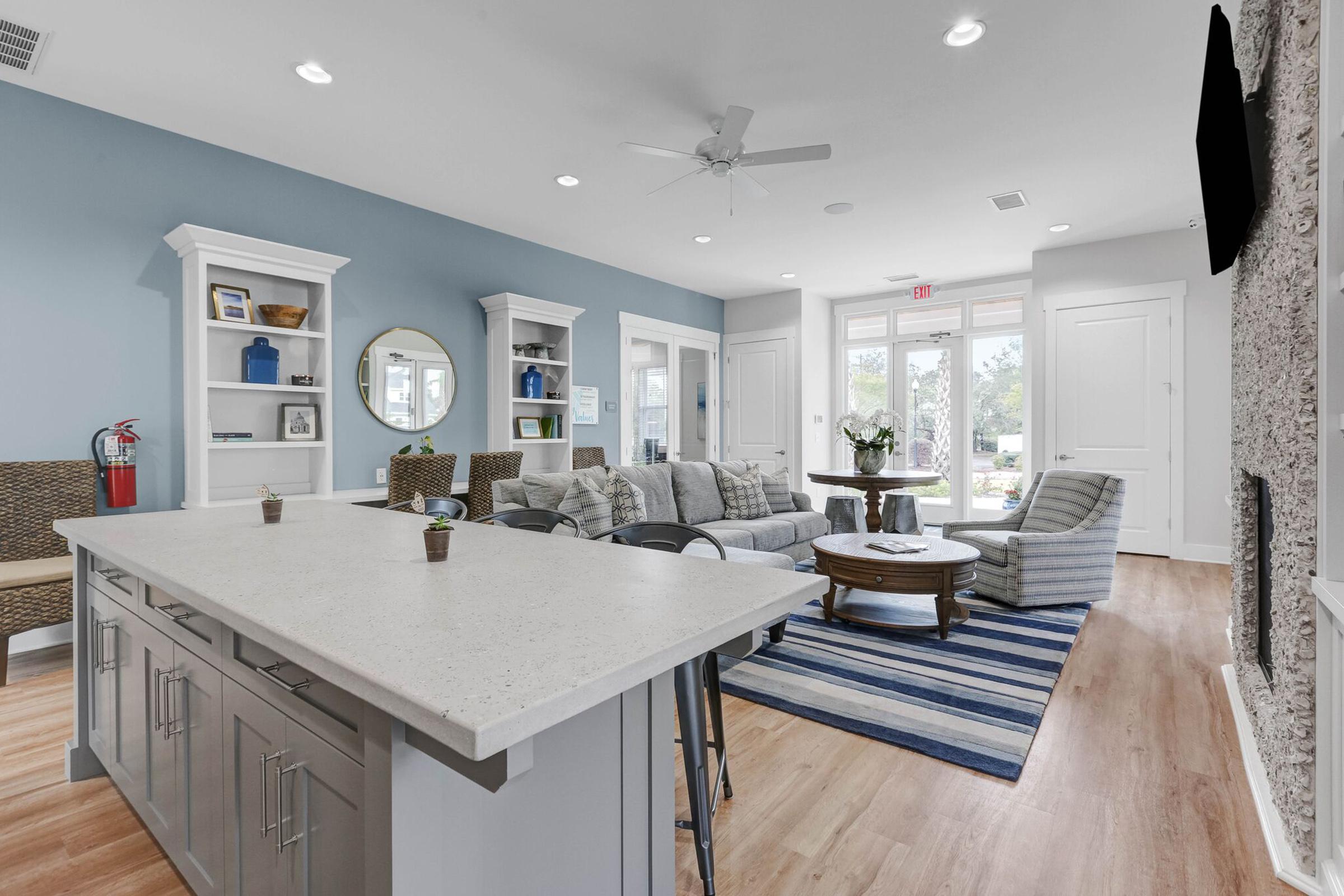 Contemporary living at The Townhomes at Beau Rivage in Wilmington, North Carolina.