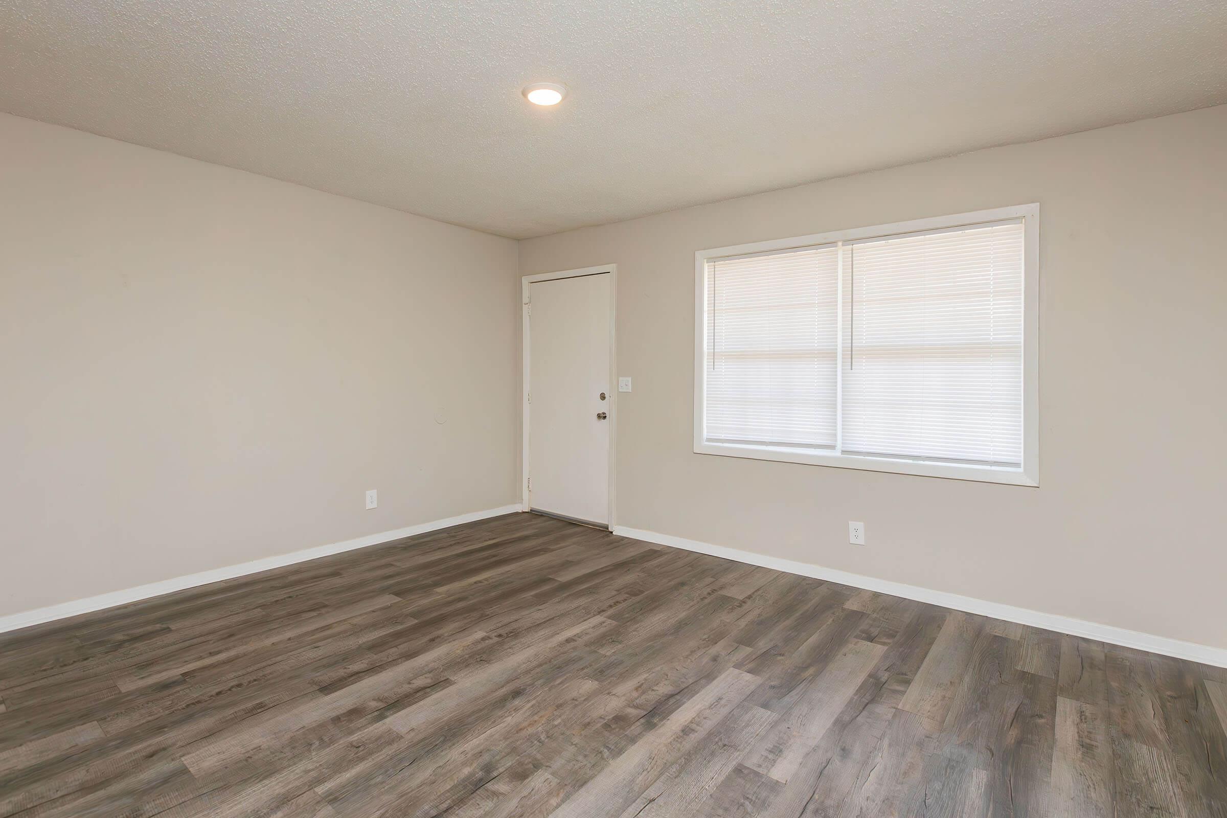 a room with a wooden floor