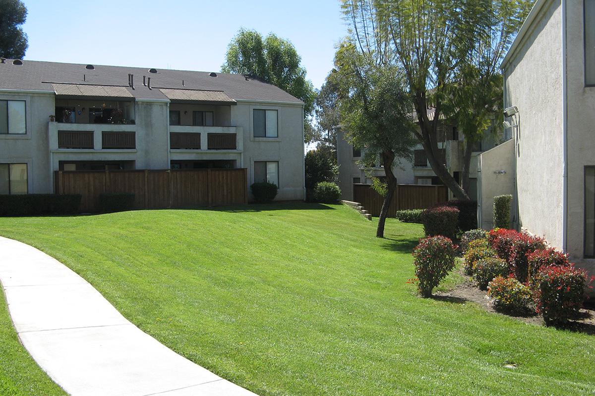 a large lawn in front of a house