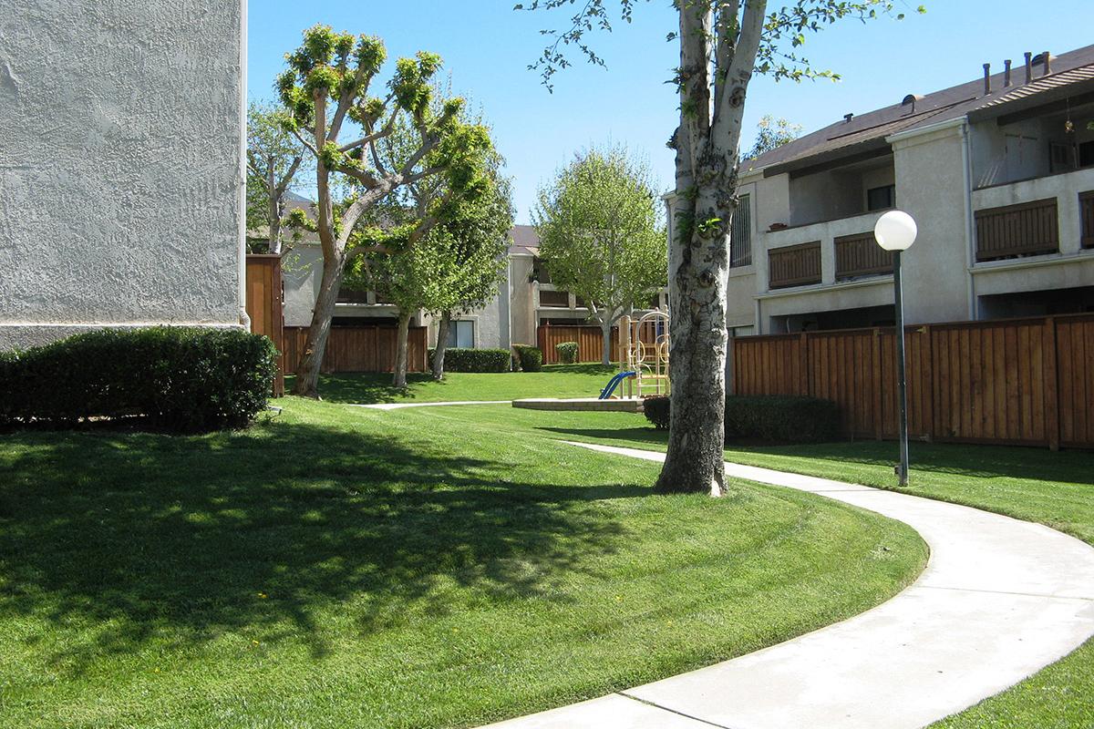 a large lawn in front of a house