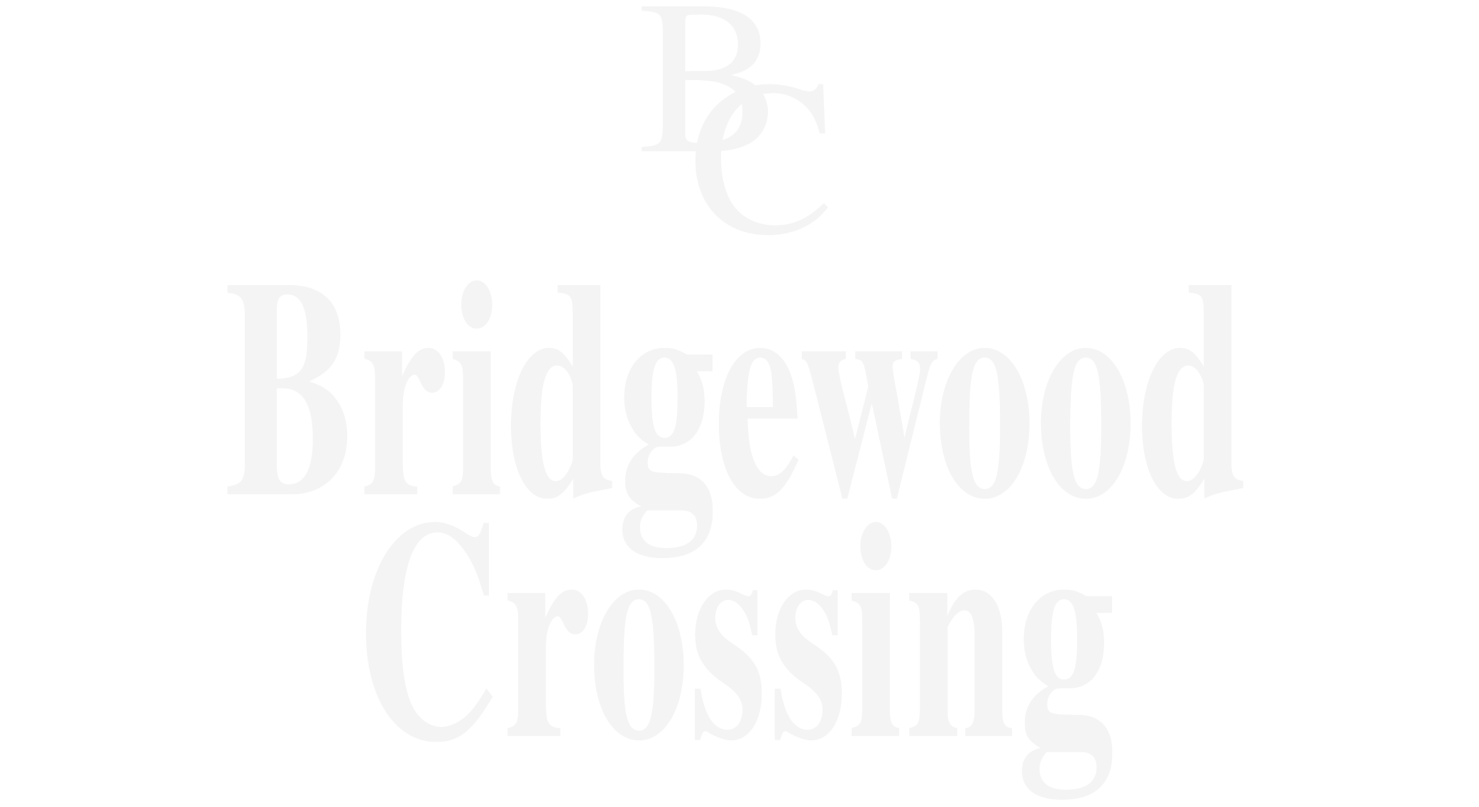 Bridgewood Crossing ebrochure logo