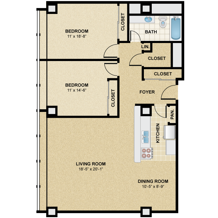 Floor plan image of B1