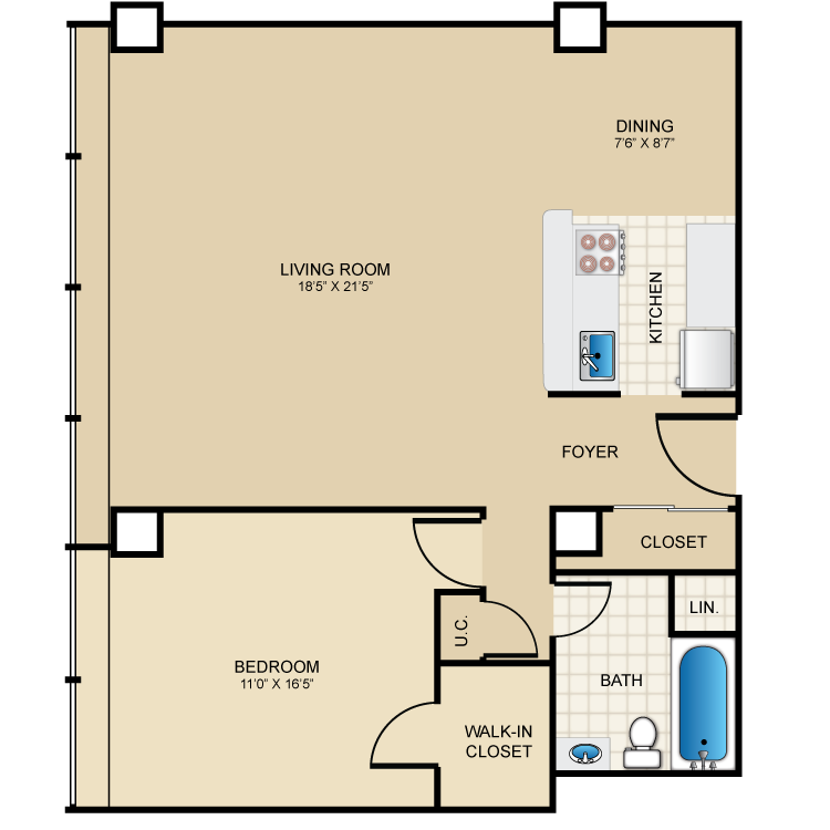 Floor plan image of A2