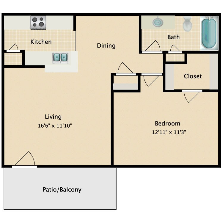 Floor plan image of Heidi