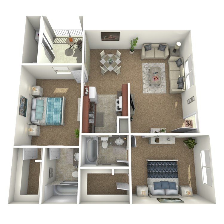 Floor plan image of B2