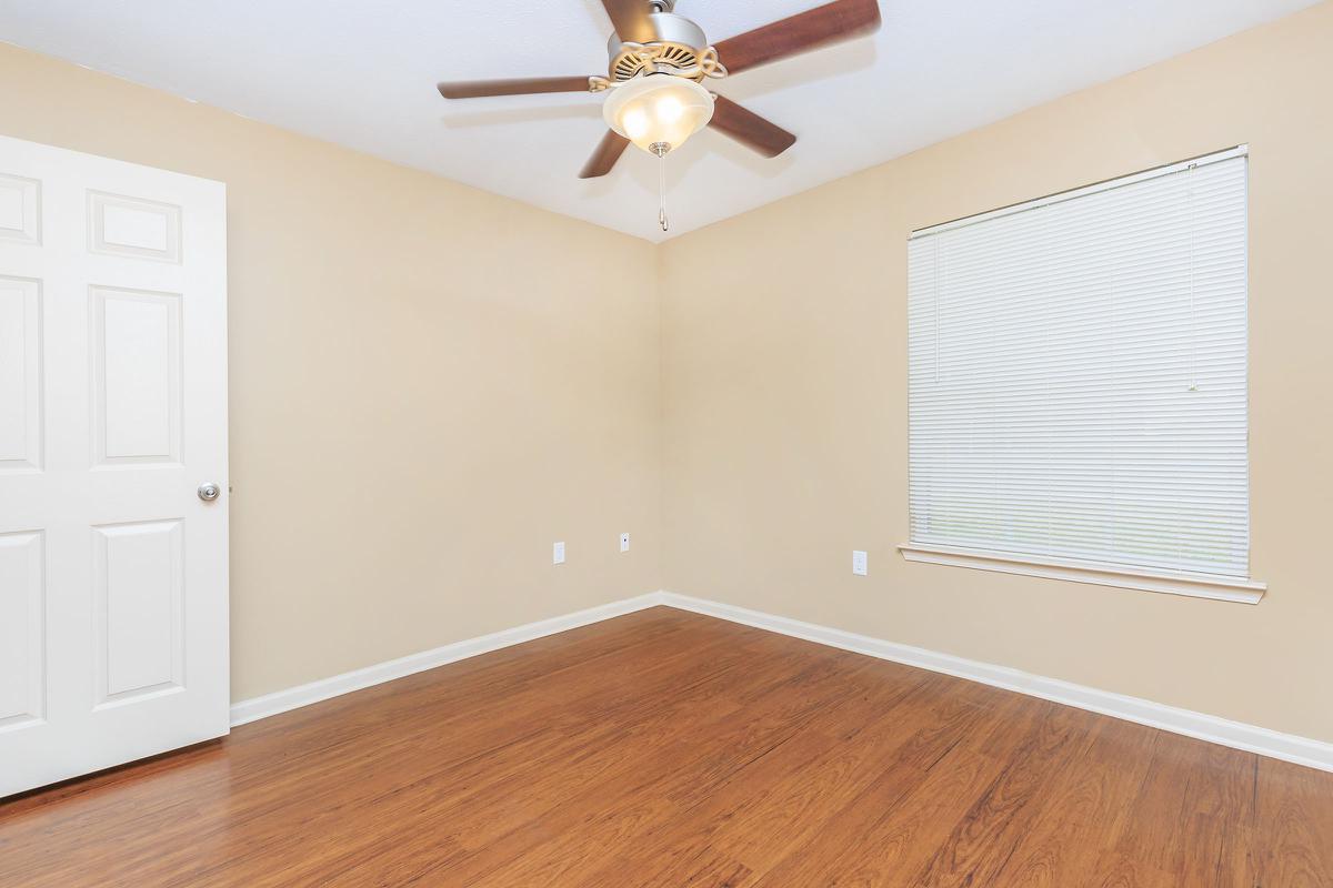 a room with a wood floor