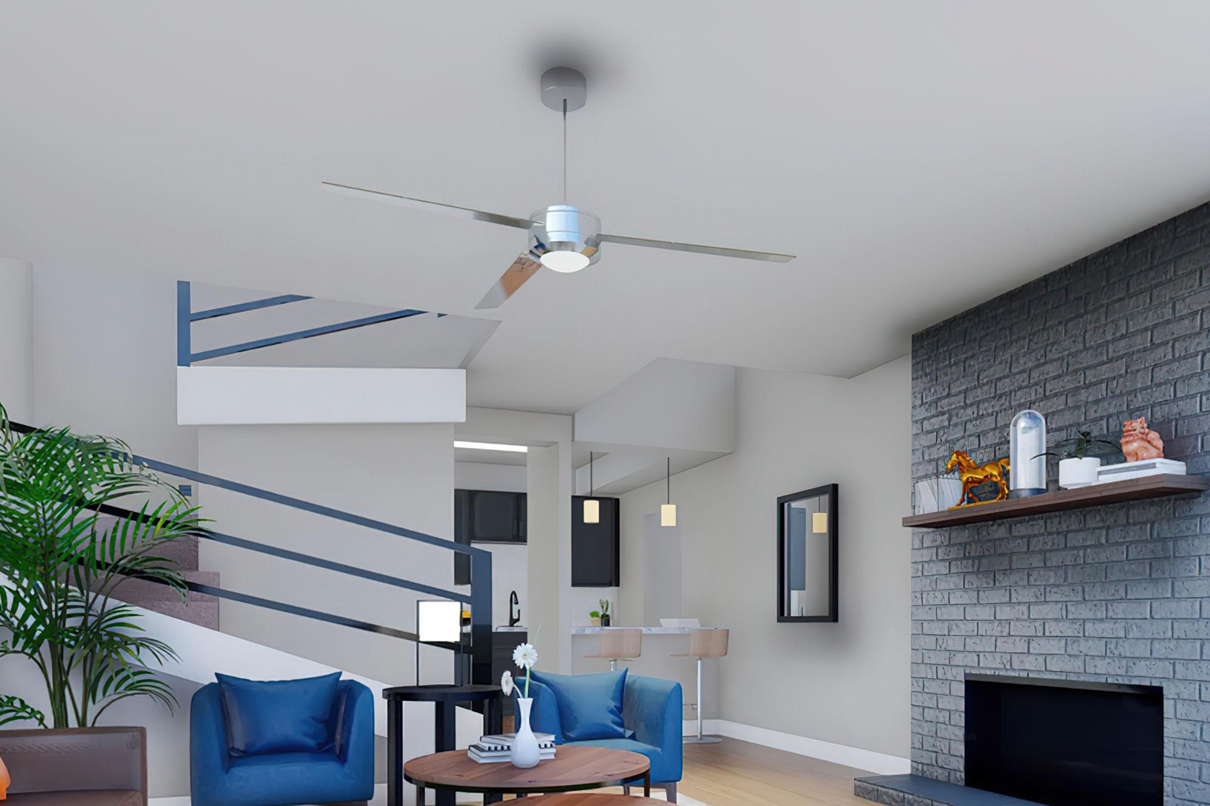 a living room filled with furniture and a fire place