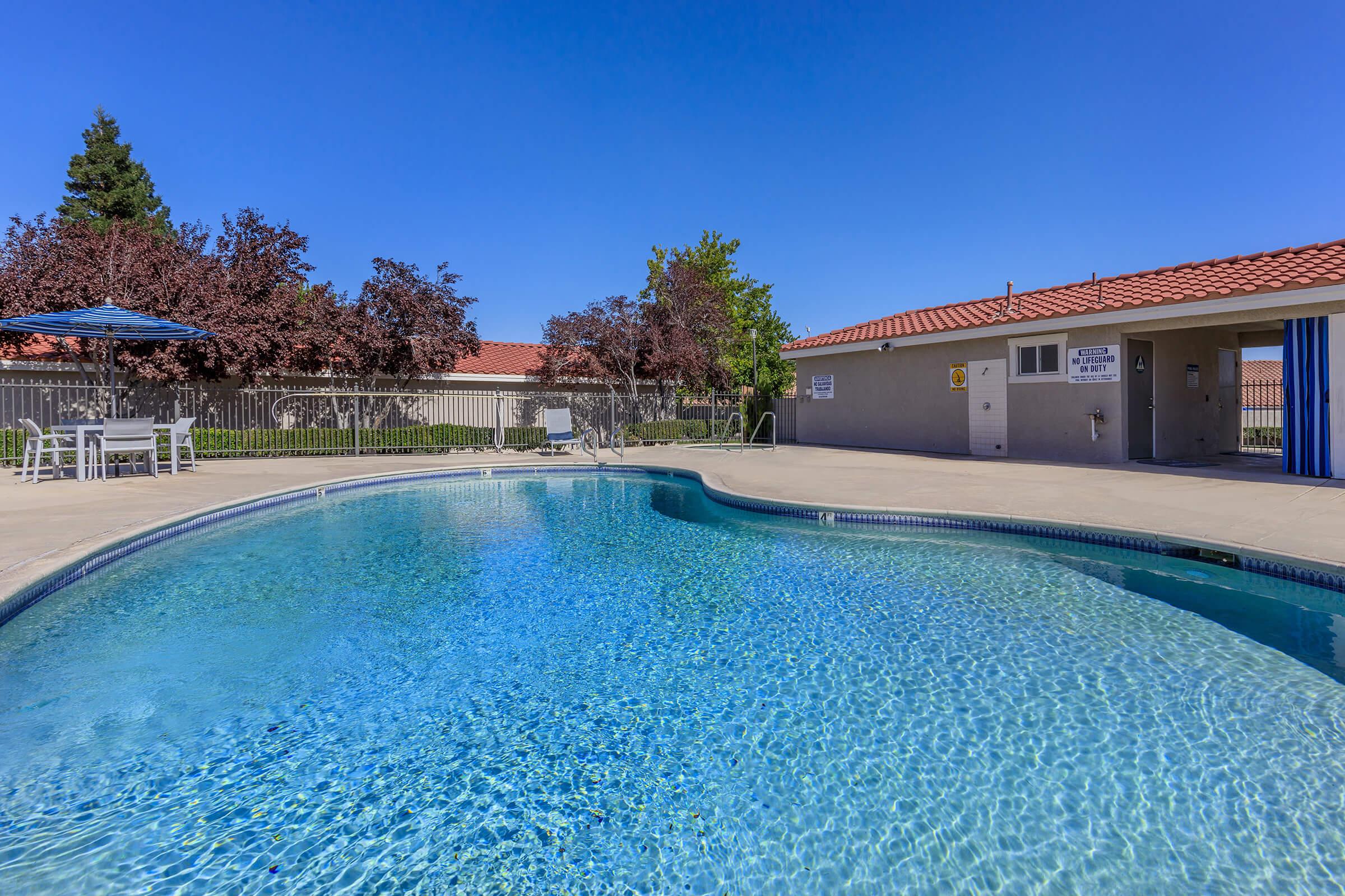 a large pool of water