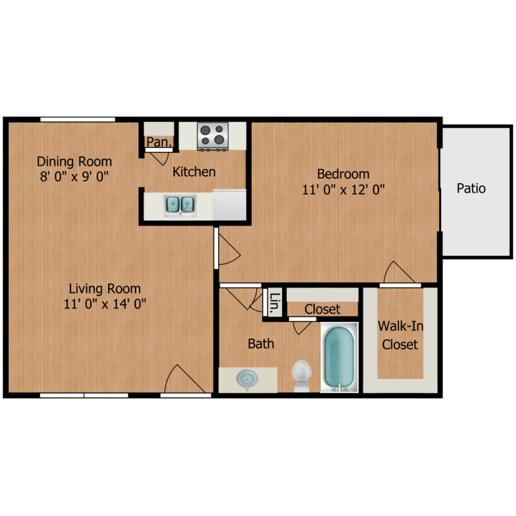 Floor plan image of A1