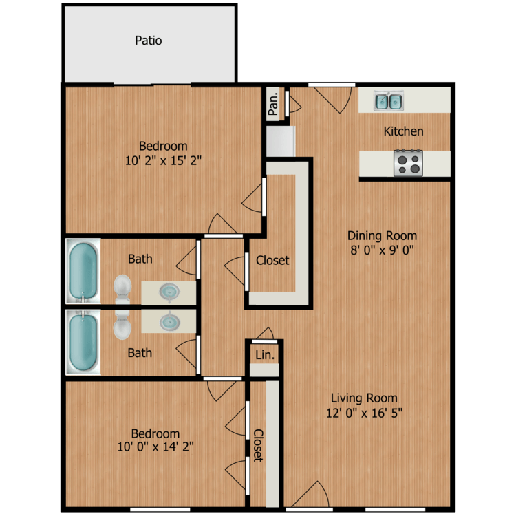 Floor plan image of B3