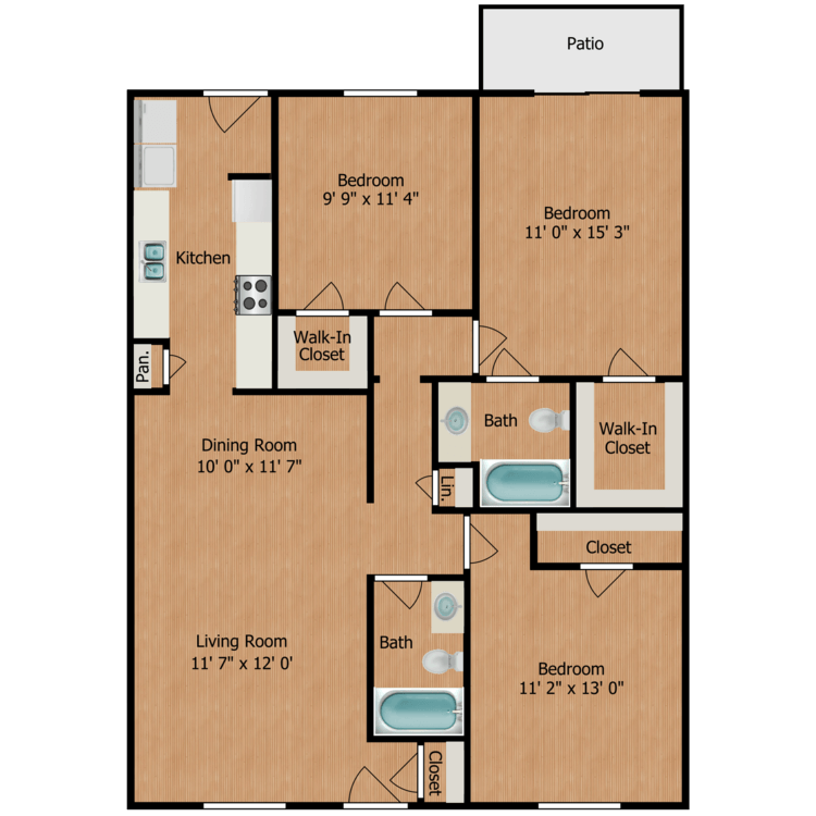 Floor plan image of C1