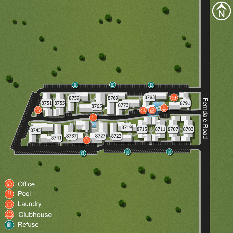 We make every effort to make our website accessible to anybody, especially those with disabilities. If you have question in terms of the relative location of an amenity or apartment home, please give us a call.