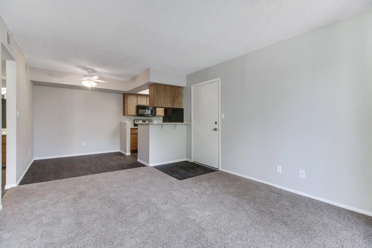 a bedroom with a bed in a room