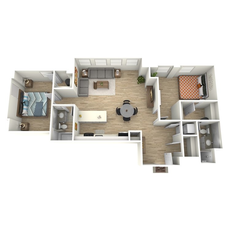 Floor plan image of 2 Bedroom