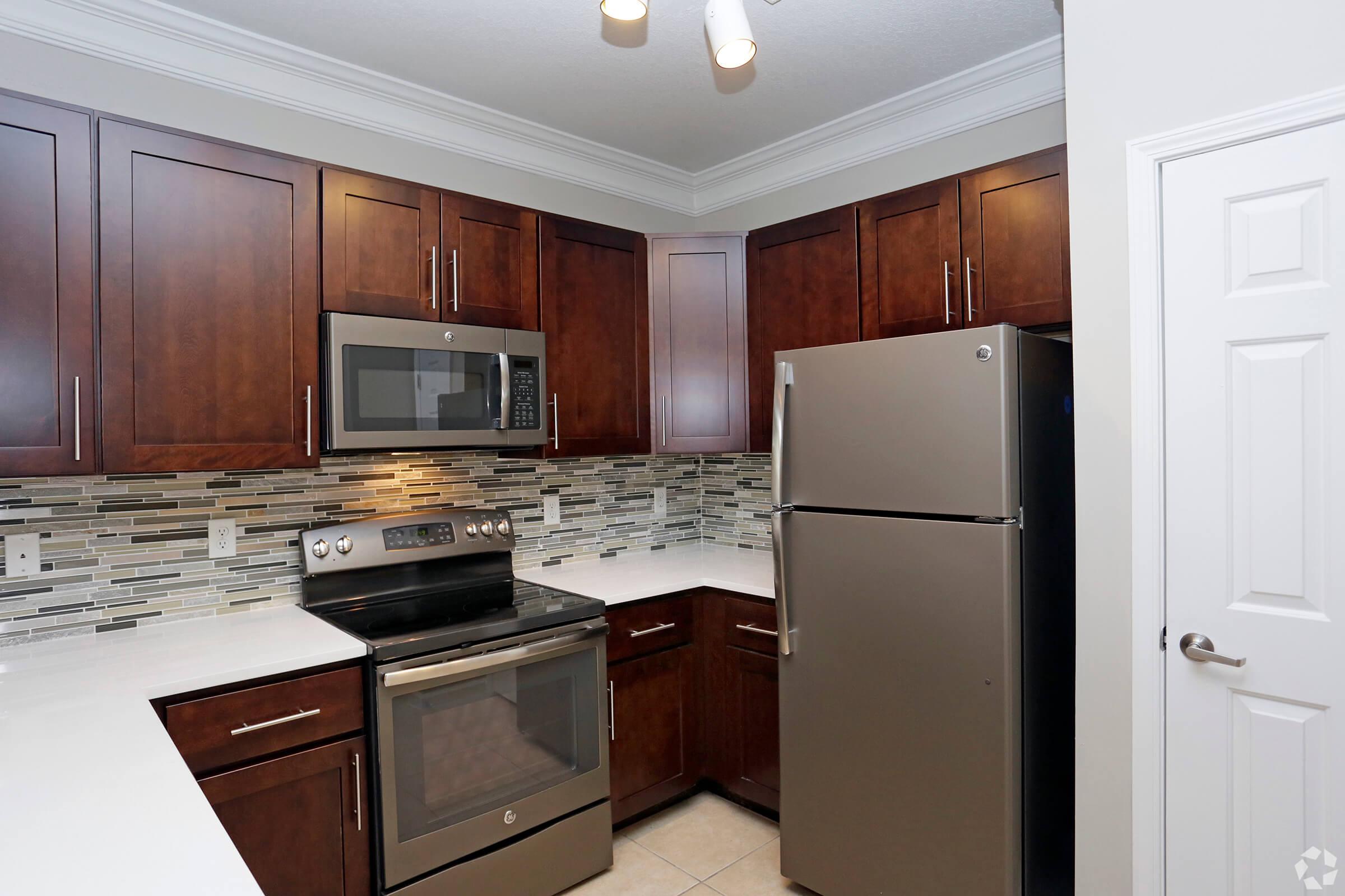 Kitchen at Emerson at Cherry Lane Apartments in Laurel, MD