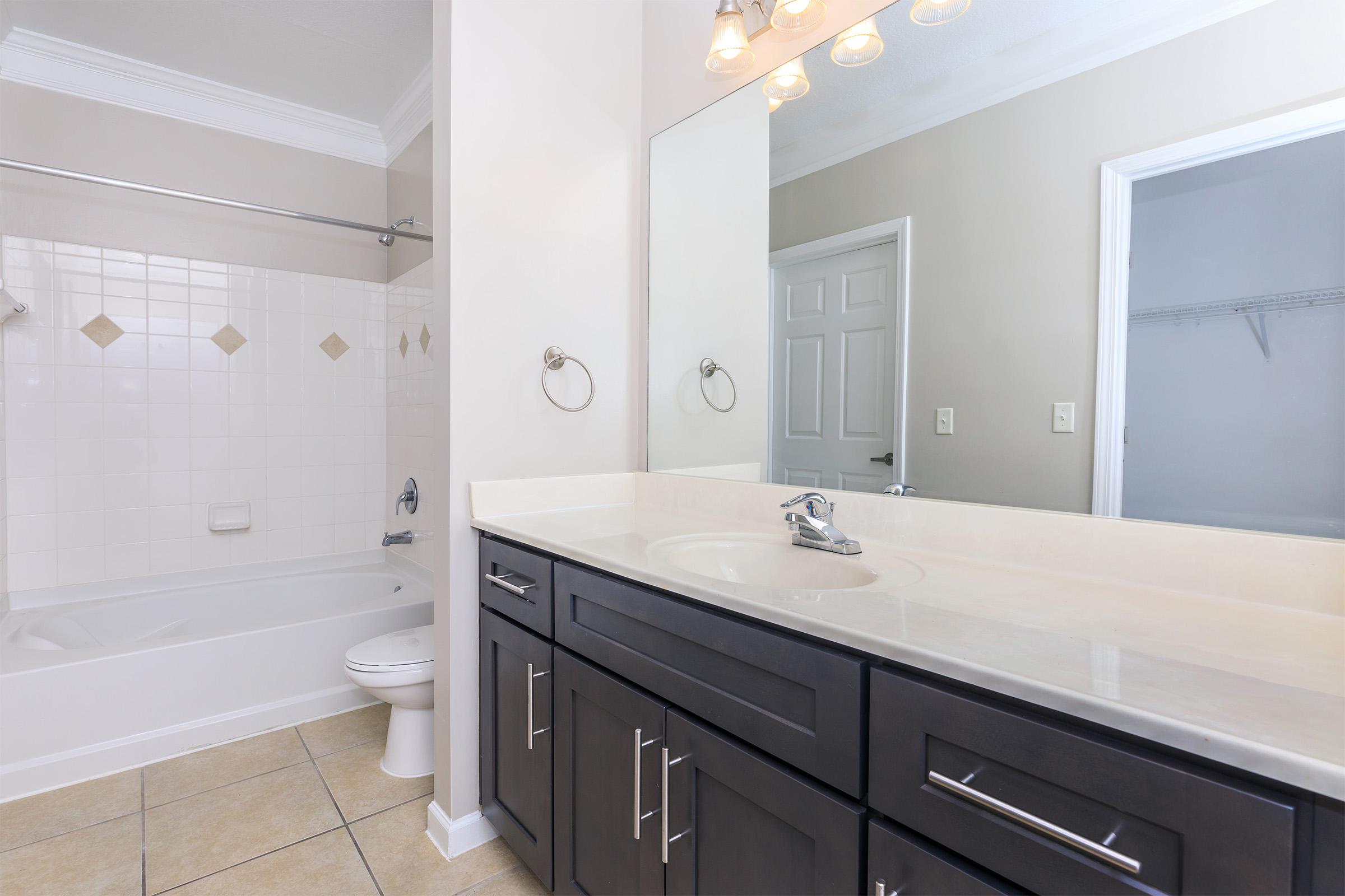 Bathroom at Emerson at Cherry Lane Apartments in Laurel, MD