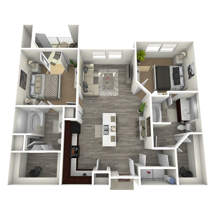 Floor plan image of B2