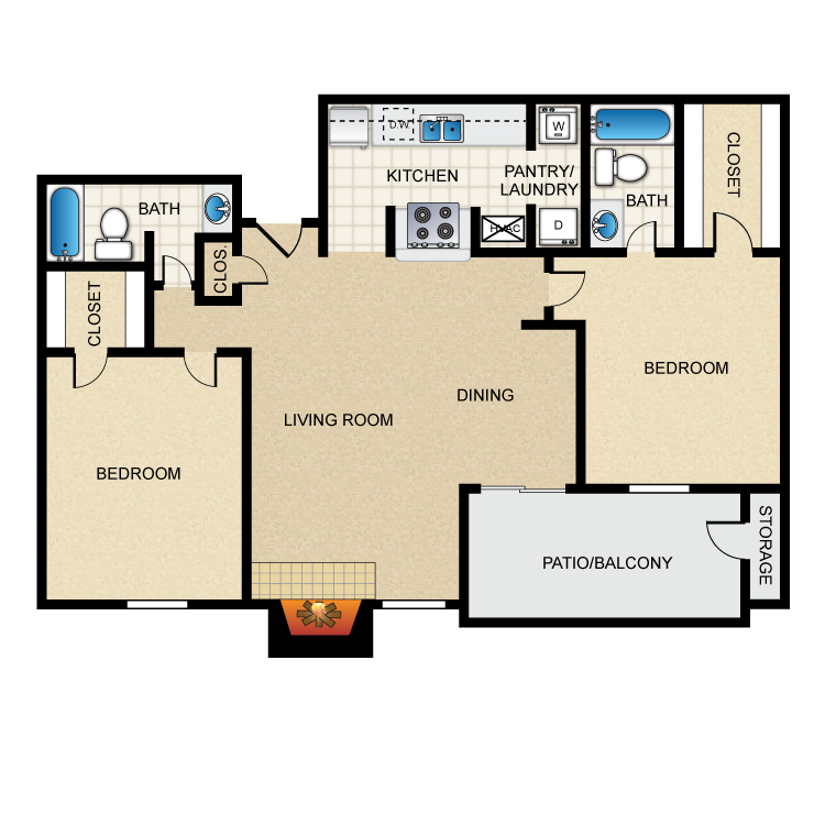 Floor plan image of Newport